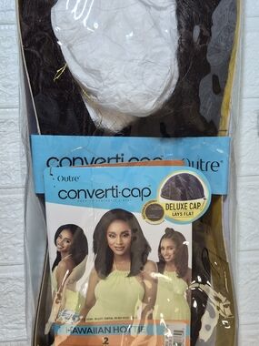 Outre Converti Cap Synthetic Wig Lay Flat Cap Hawaiian Hottie Color 2